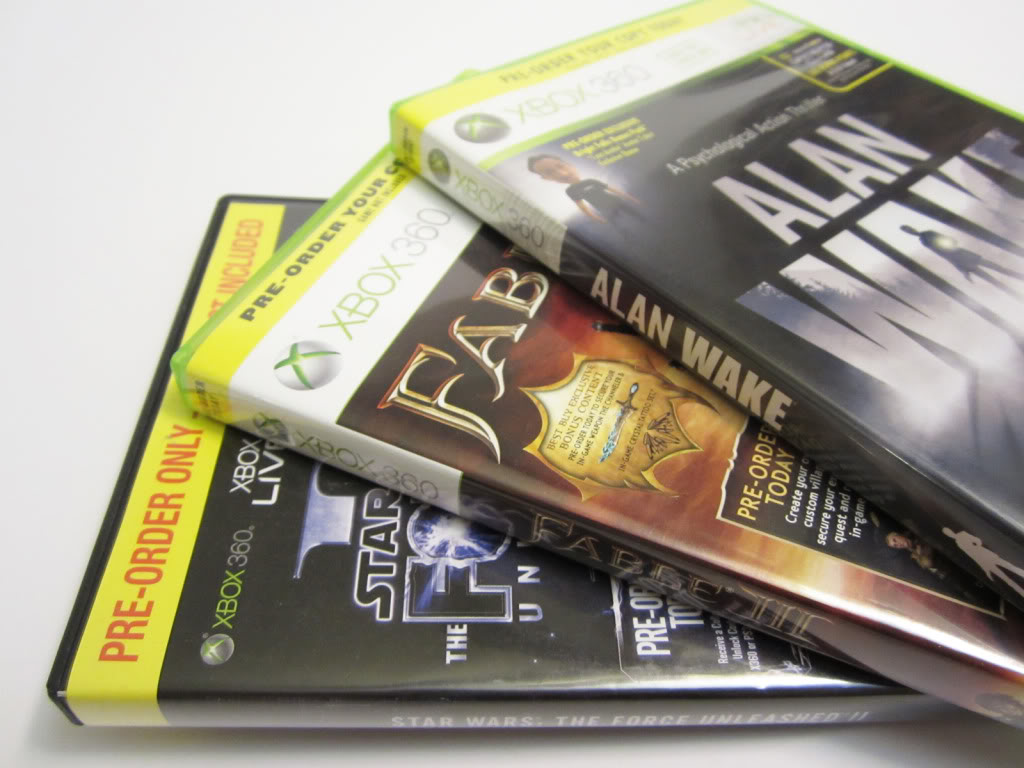 Empty Pre-Order Boxes